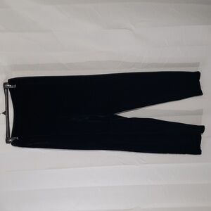 Black velour slacks. Holiday party cocktail party. Size XL.